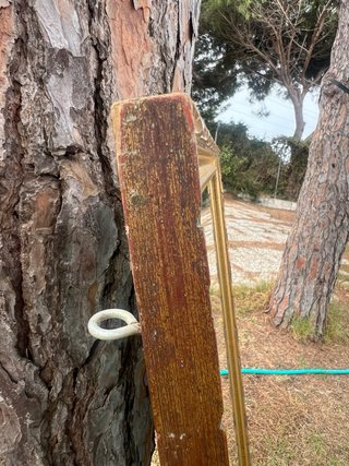 Espejo decorativo madera dorado oro viejo.
