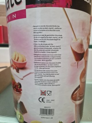 Fuente de chocolate Casa