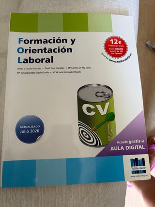 Libro FORMACION Y ORIENTACION LABORAL Tec.Farmacia
