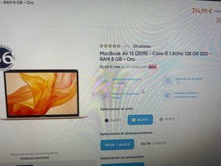 MacBook Air 13 2019 + Carcasa