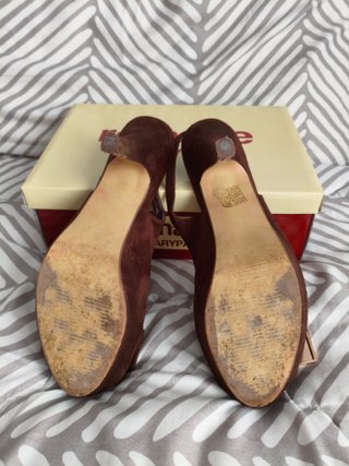 Zapatos de tacón Marypaz ante marrón