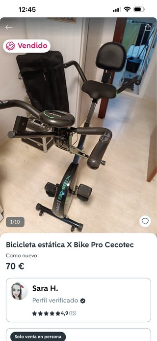 Bicicleta estática X Bike Pro Cecotec