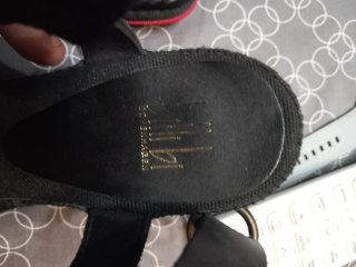 Sandalias de piel Billibi negras
