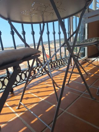 Mesa y 2 Sillas Terraza/Jardín Plegables