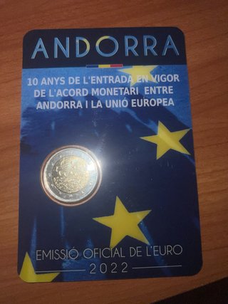 Coincard Andorra 2022 Euro