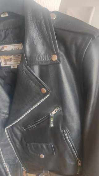 Chaqueta de cuero hombre
