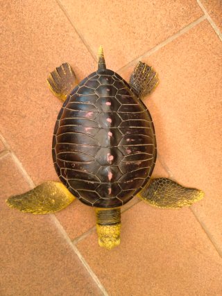 Figura Tortuga Marina Gigante 24x24 cm Goma
