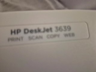 Impresora HP DeskJet 3639 ,poco uso, canbiarle tin