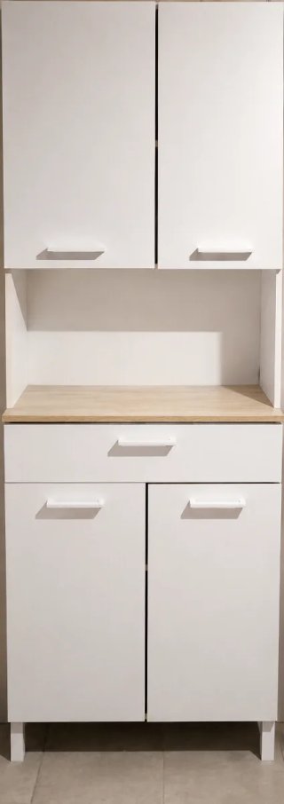 Mueble auxiliar madera blanco