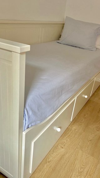 Cama nido con cajones blanca