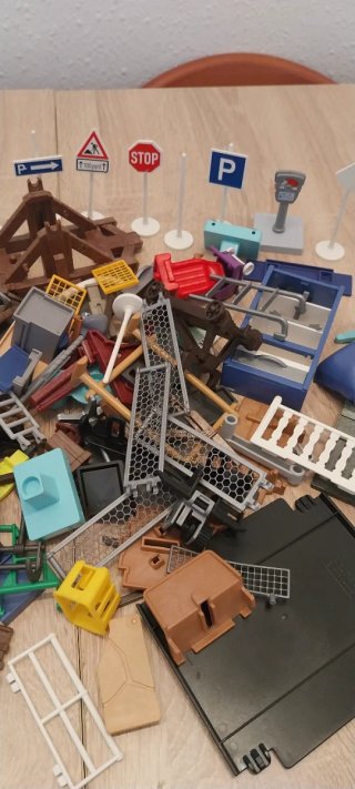 Playmobil,lote,piezas,despieze,medieval,policia,et