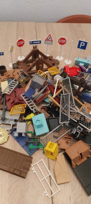 Playmobil,lote,piezas,despieze,medieval,policia,et