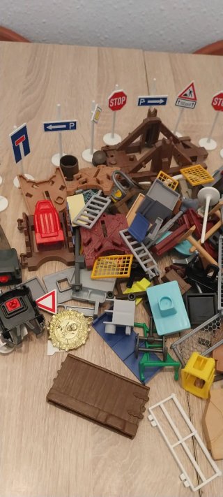 Playmobil,lote,piezas,despieze,medieval,policia,et
