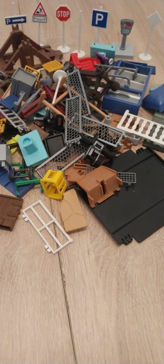 Playmobil,lote,piezas,despieze,medieval,policia,et
