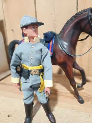 Madelman custom militar caballo