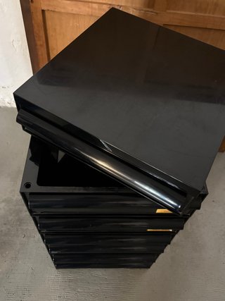 Archivador Kartell Negro Plástico