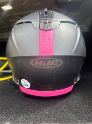 Casco HJC Negro y Rosa XS