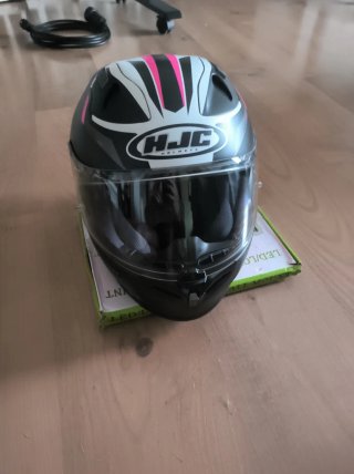 Casco Moto HJC FG-17 Negro/Rosa