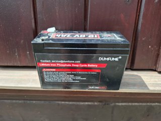 Batería Litio 12.8V 7Ah LiFePO4 Dumfume