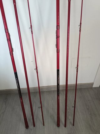 Pareja cañas Daiwa Tournament Caster 30 Híbridas