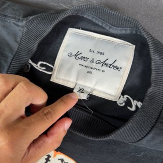 T-shirt Marcs & Andrews Grafica Tattoo Nera Vintag