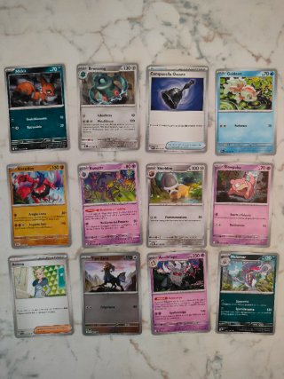 260 Carte Pokémon EX- V + energia e codici GCc