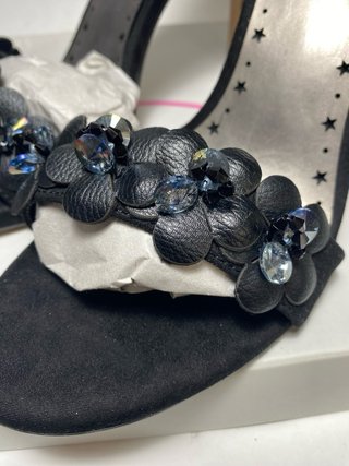 Sandalias Graceland Negras Flores