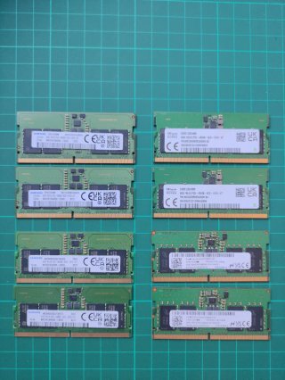8GB DDR5 SODIMM SK hynix y Samsung