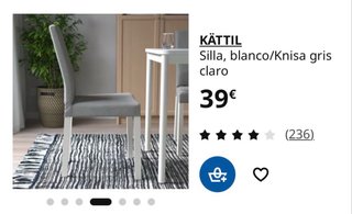 2 Sillas Ikea Harry Rosa por 30