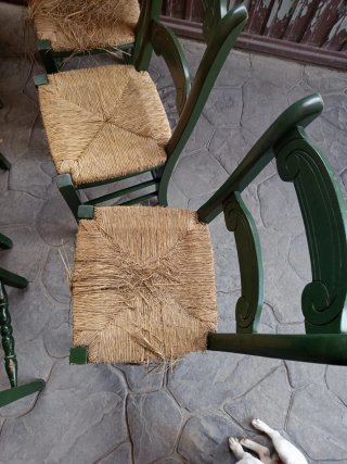 Sillas de nea de madera