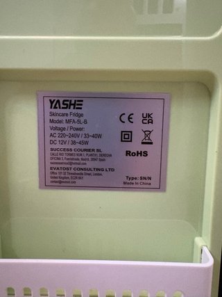 Mini nevera Yashe verde