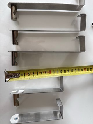Colgadores metálicos para puertas (pack 5)
