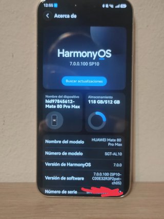 Huawei Mate 80 Pro Max 512GB Plateado