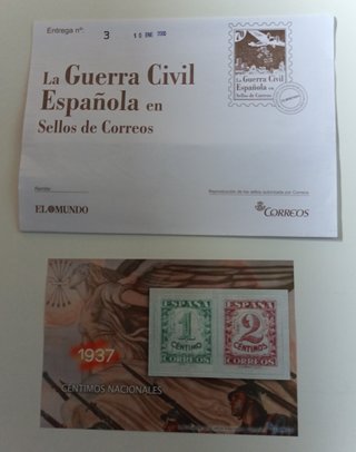 Reproducción Sello Guerra Civil Española 1937