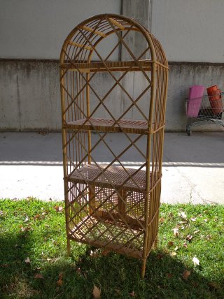 Estantería Mimbre Arqueada