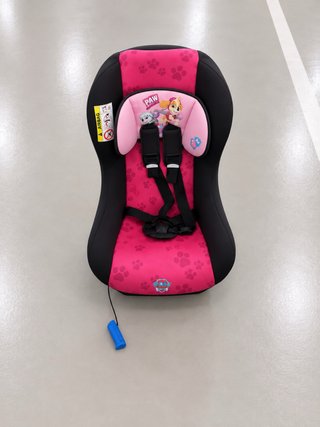 Silla de coche Paw Patrol rosa