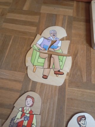 Puzzle madera Belsduc, varias capas.