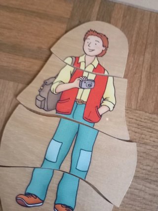 Puzzle madera Belsduc, varias capas.