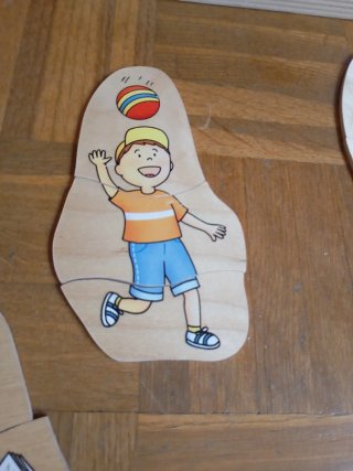 Puzzle madera Belsduc, varias capas.
