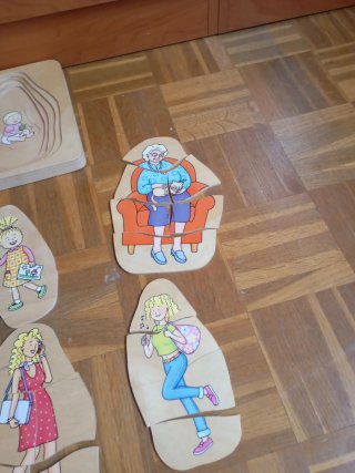 Puzzle madera Belsduc, varias capas.