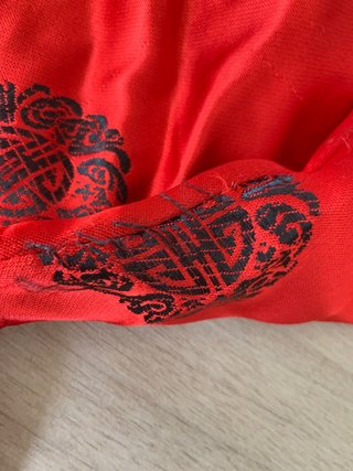Disfraz infantil oriental rojo talla 12