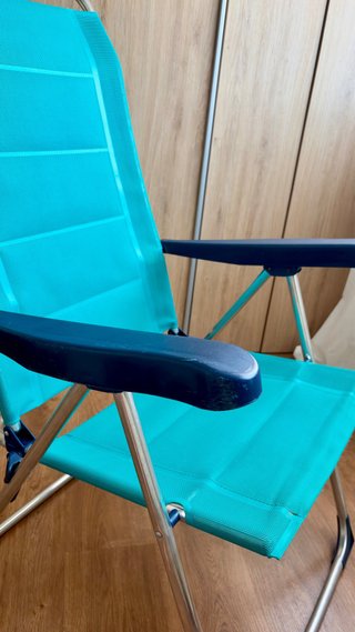 Tumbona de aluminio plegable