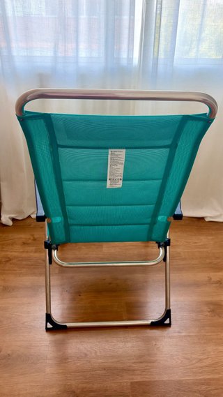 Tumbona de aluminio plegable