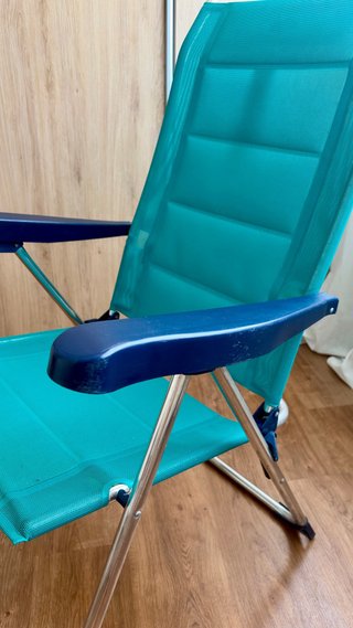 Tumbona de aluminio plegable