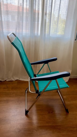 Tumbona de aluminio plegable