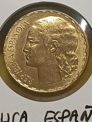 Moneda 1 Peseta Española 1937