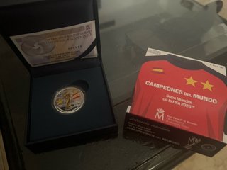 Moneda Plata 5 Euros Mundial 2026 España