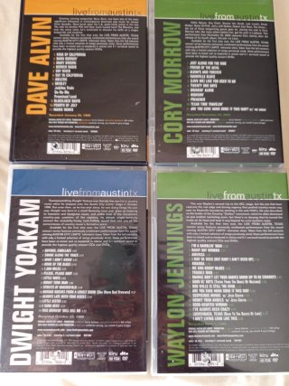 Live from Austin TX DVDs varios artistas Country