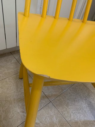 3 sillas de madera cómodas