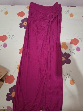 Falda Zara Rosa